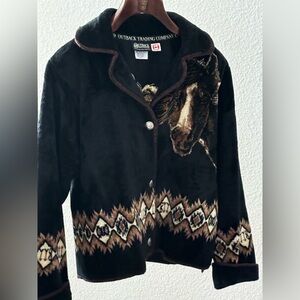 Vintage Outback Trading Co Horse jacket